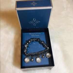 Charm Navy Blue Bracelet